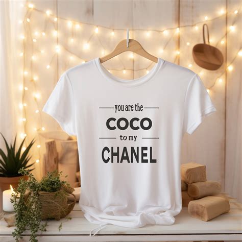 chanel coco tee